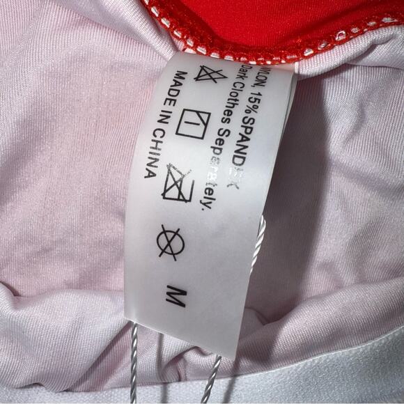 Yonique NWT Women's Slimming Tummy Control One Piece Swimsuit Red Size Medium - Picture 9 of 11